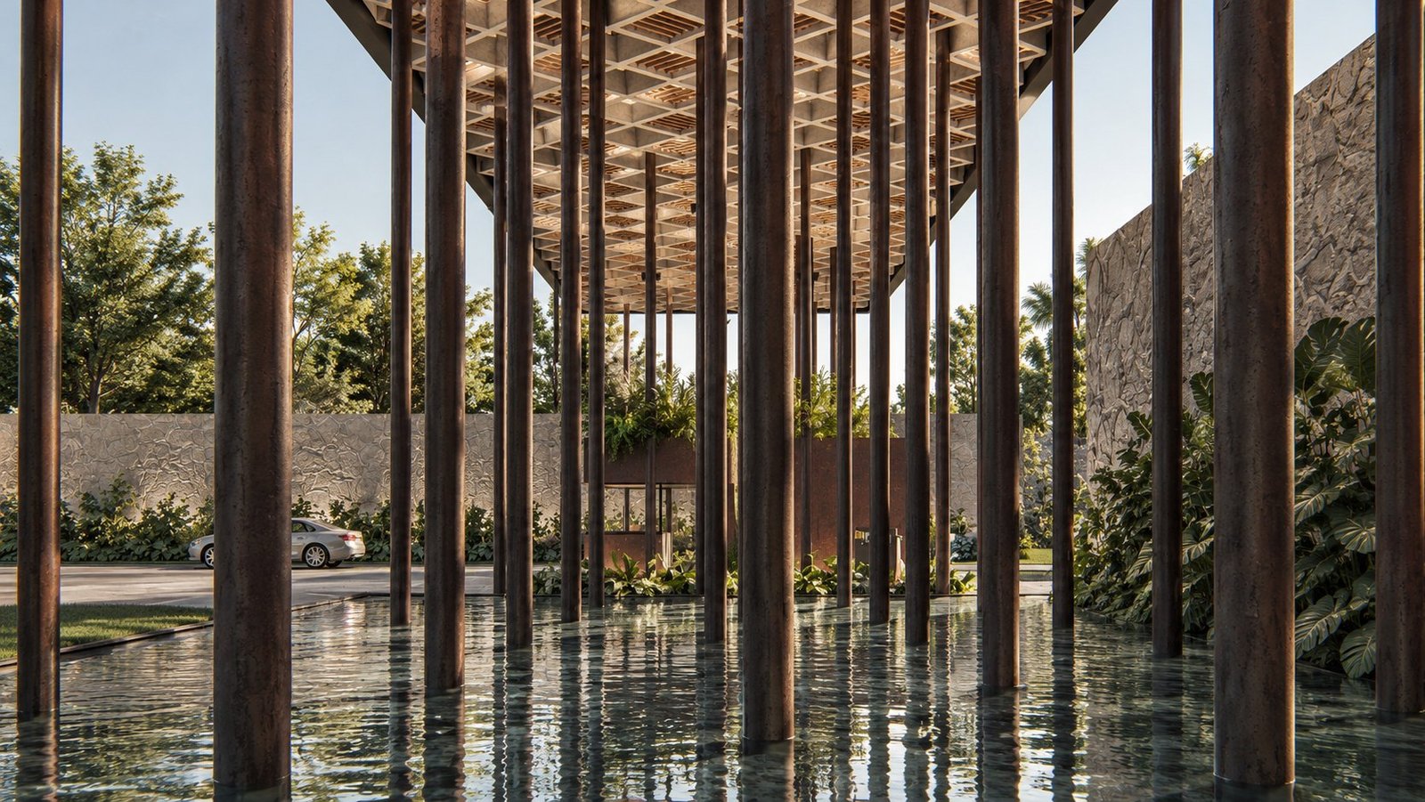 Acceso La Vista · MKD Studio, Marco Kancab Díaz