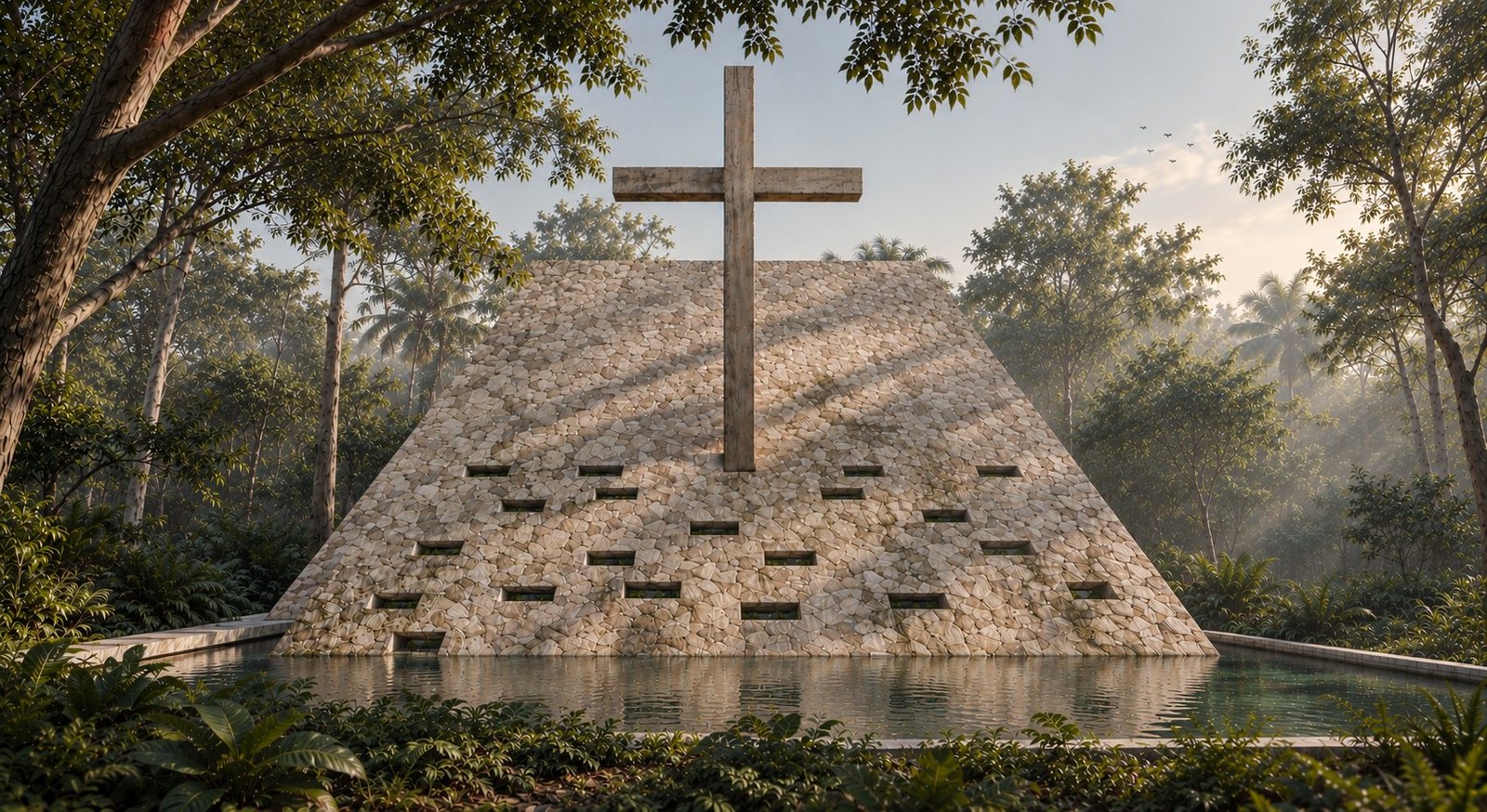 Capilla Divina Misericordia · MKD Studio, Marco Kancab Díaz · render 3
