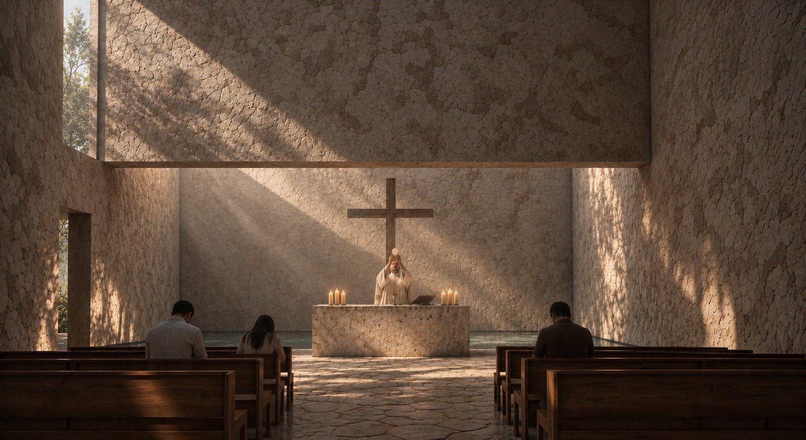 Capilla Divina Misericordia · MKD Studio, Marco Kancab Díaz · render 5