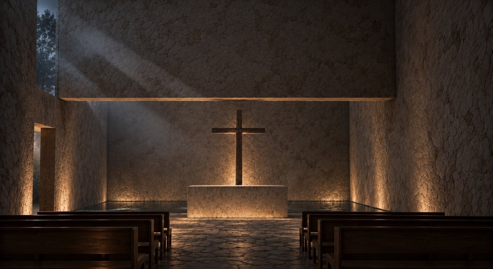 Capilla Divina Misericordia · MKD Studio, Marco Kancab Díaz · render 6