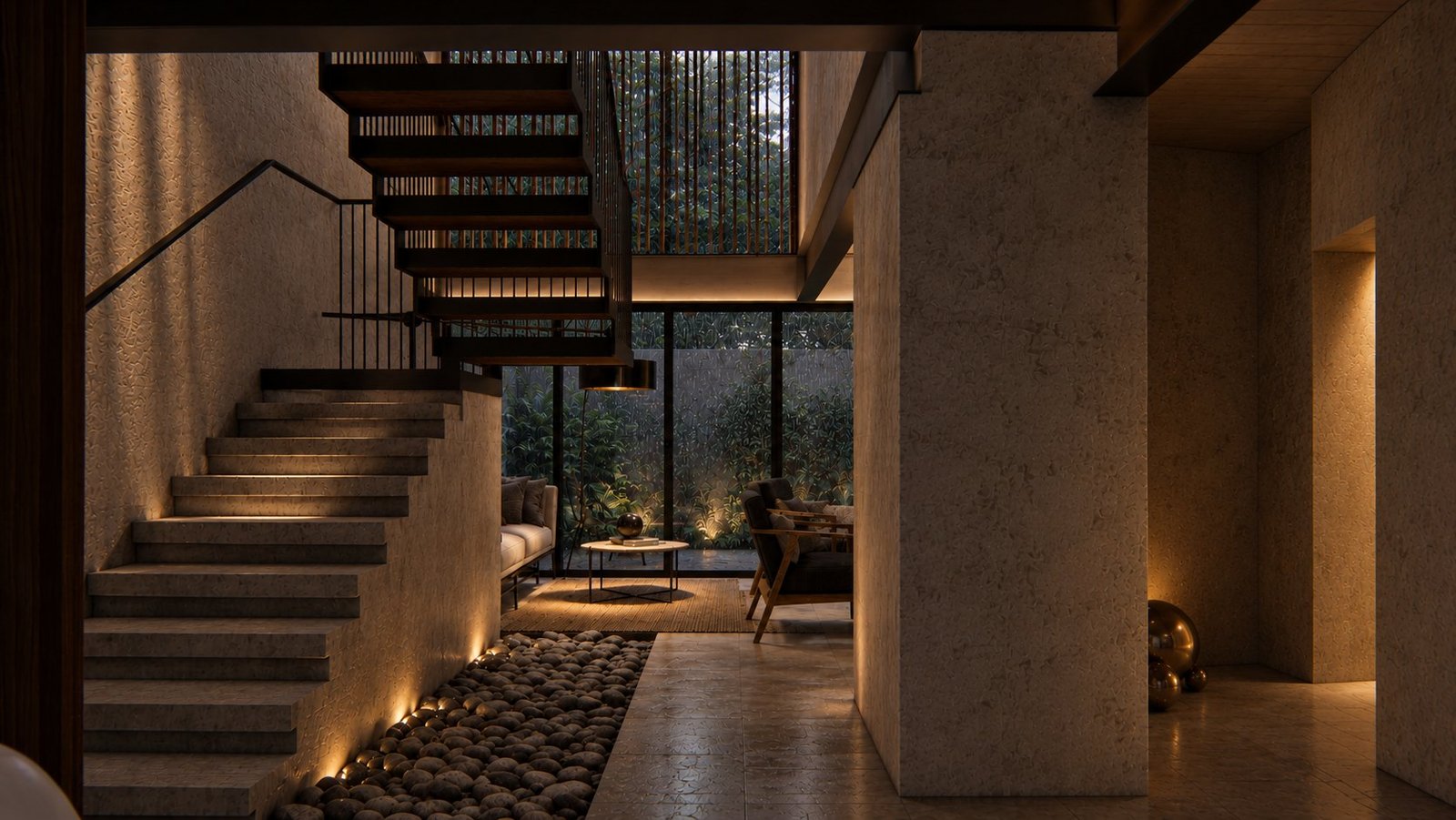 Casa Jade · MKD Studio, Marco Kancab Díaz · render 3