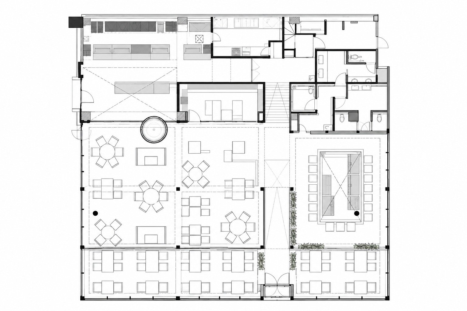 Cenacolo · MKD Studio, Marco Kancab Díaz · cenacolo · planta 1