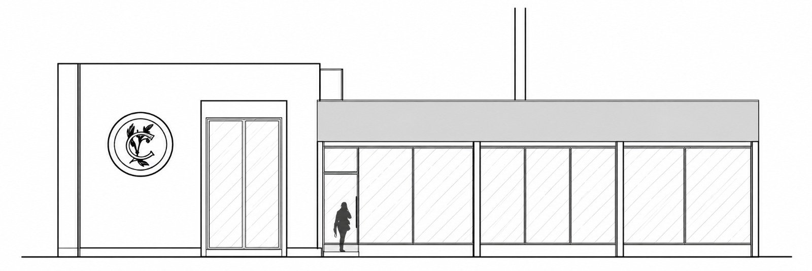 Cenacolo · MKD Studio, Marco Kancab Díaz · cenacolo · alzado 2