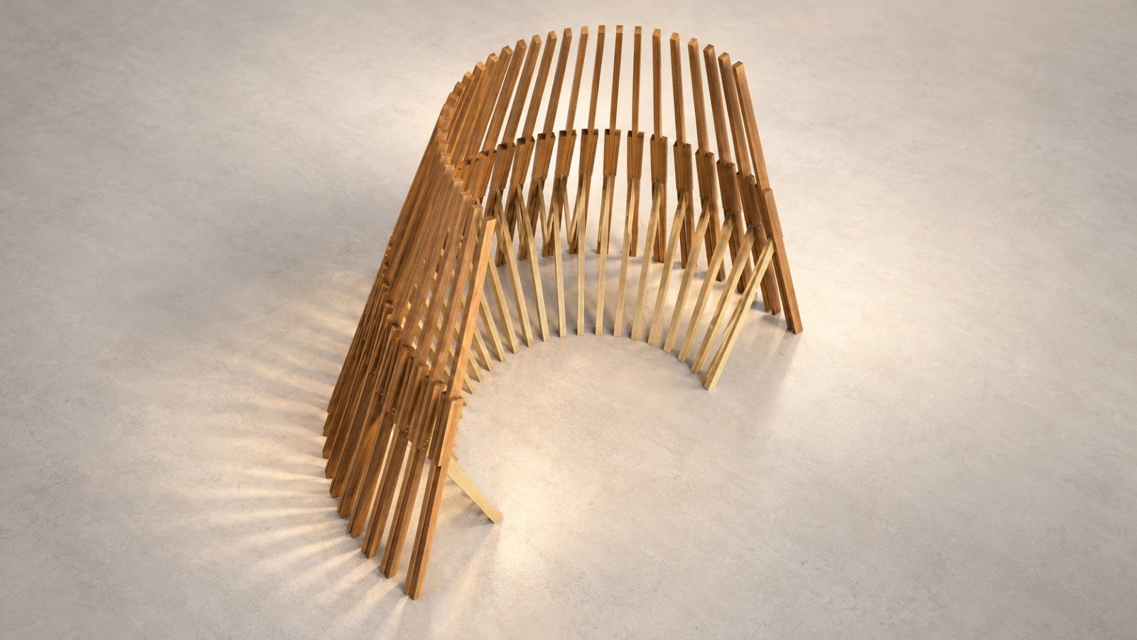 Pabellón Corpus Christi · MKD Studio, Marco Kancab Díaz · render 3