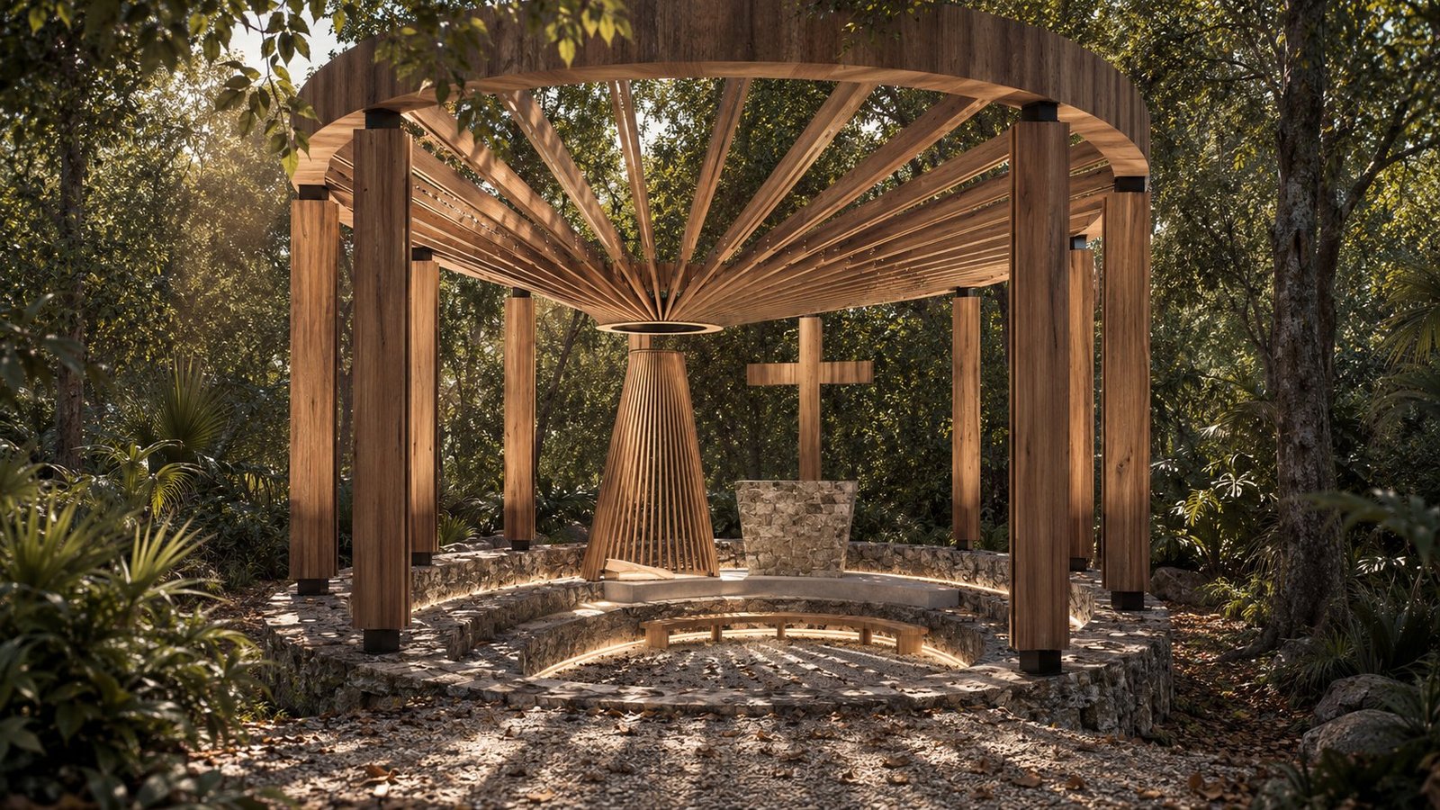Santuario Virgen Desatadora de Nudos · MKD Studio, Marco Kancab Díaz
